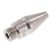 Boquilla de ahorro de aire ajustable R 1/4"(MT)-Rp 1/8"(FT) 1.4436