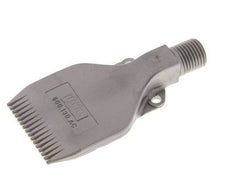 Boquilla de abanico multicanal 42mm G 1/4" Acero inoxidable 1.4404