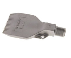 Boquilla de abanico multicanal 42mm G 1/4" Acero inoxidable 1.4404