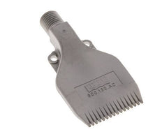 Boquilla de abanico multicanal 42mm G 1/4" Acero inoxidable 1.4404