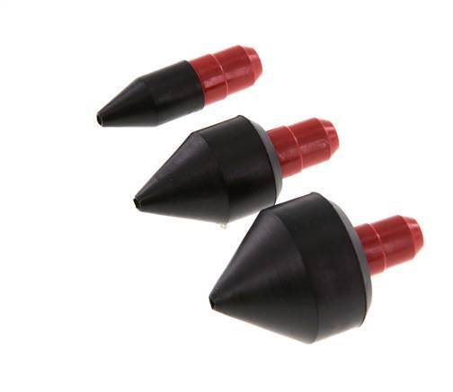 Rubber Nozzles Set 14, 25 And 34mm For CEJN Air Blow Gun