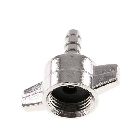 Hose Barb Connector For Tire Inflator Bottle M 16X1.5 - 6mm (1/4")