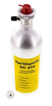 Bote de spray de aire comprimido recargable 500 ml