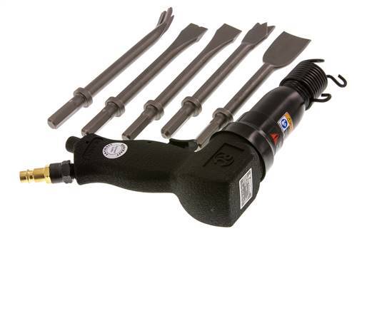 Compressed Air Chisel Hammer Set With 5 Chisels
