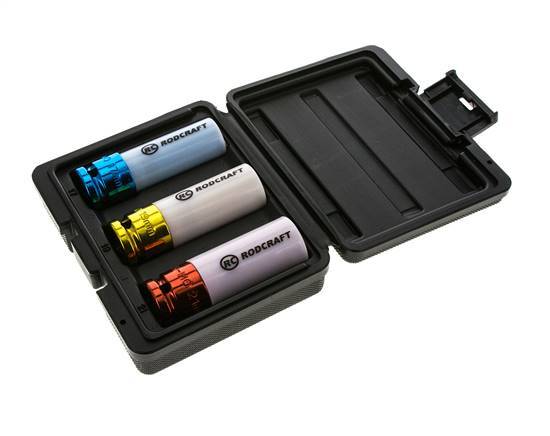 3-Piece Power Socket Set In Plastic Magazine 1/2" (12.7 mm)