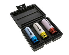 3-Piece Power Socket Set In Plastic Magazine 1/2" (12.7 mm)
