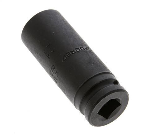 llave de vaso de 82 mm para tornillos hexagonales de 21 mm con cuadradillo de 1/2" (12,5 mm)