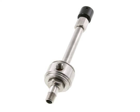 Tubo de refrigeración por puntos con generador de aire frío rojo