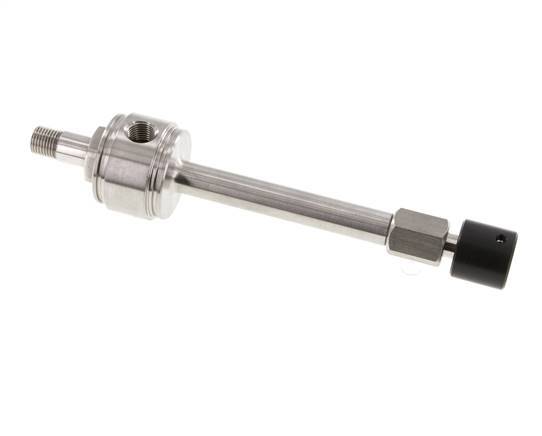 Tubo de refrigeración por puntos con generador de aire frío rojo