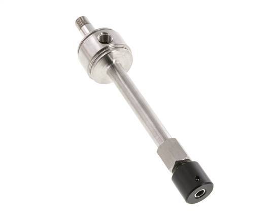 Tubo de refrigeración por puntos con generador de aire frío rojo