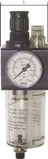 FRL G3/4'' 3400 l/min 0.5-10.0bar/7-145psi Auto Polycarbonate Combo 2