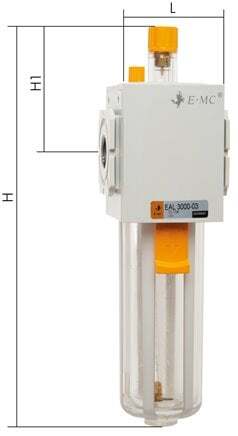 Lubricator G3/8'' Double-Walled Plastic EMC 3A