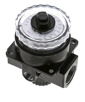 Regulador de presión G1'' 9000l/min 0.0-11.0bar/0-160psi