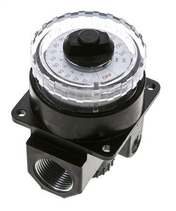 Regulador de presión G1/2'' 5000l/min 0.0-11.0bar/0-160psi