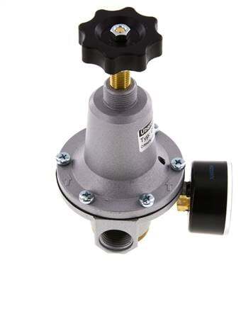 Válvula de alivio de presión neumática G1/2 Aire 0.2-5.5bar (3-80psi)