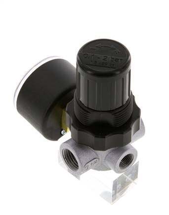 Válvula de alivio de presión neumática G1/4 Aire 0.1-2bar (1-29psi)