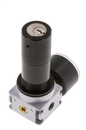 Regulador de presión G1/8'' 1450l/min 0,2-6,0bar/3-87psi Manómetro de 40 mm Cylinder Lock Multifix 0