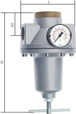 Pressure Regulator G1 1/4'' 15100 l/min 0.5-10.0bar/7-145psi Zinc Die-Cast Standard 7