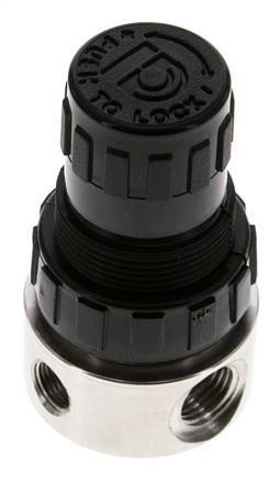 Regulador de presión G1/4'' 350l/min 1.0-15.0bar/14-218psi Acero inoxidable/POM Gases Líquidos