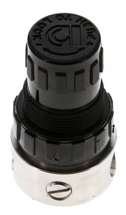 Regulador de presión G1/4'' 350l/min 1.0-15.0bar/14-218psi Acero inoxidable/POM Gases Líquidos