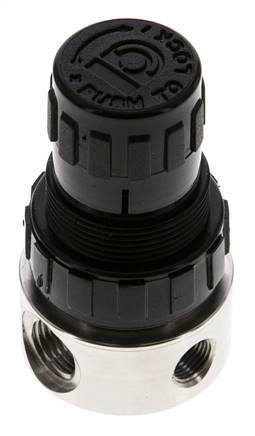 Regulador de presión G1/4'' 350l/min 1.0-15.0bar/14-218psi Acero inoxidable/POM Gases Líquidos