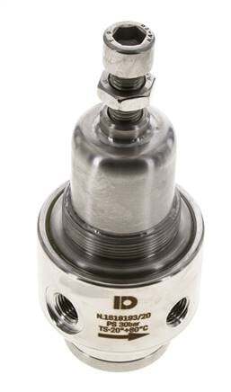 Pressure Regulator G1/4'' 700 l/min 0.5-8.0bar/7-116psi Stainless Steel