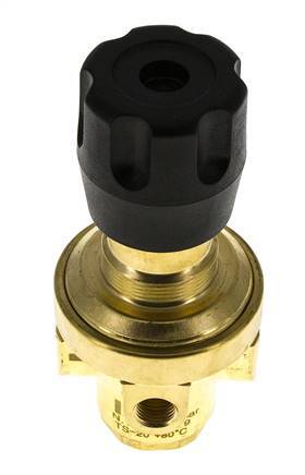 Pressure Regulator G1/4'' 490 l/min 0.2-3.0bar/3-44psi Brass Gases Liquids