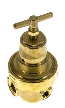 Regulador de presión G1/2'' 1500l/min 0.2-3.0bar/3-44psi Latón Gases Líquidos