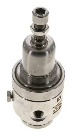 Pressure Regulator G1/4'' 700 l/min 2.0-30.0bar/29-435psi Stainless Steel Gases Liquids