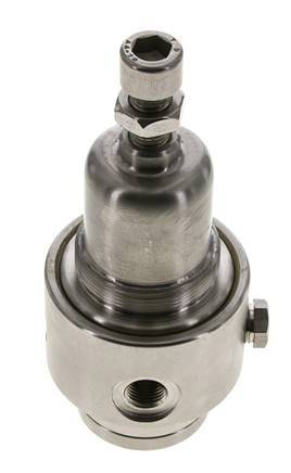 Pressure Regulator G1/4'' 700 l/min 0.2-3.0bar/3-44psi Stainless Steel Aggressive Gasses