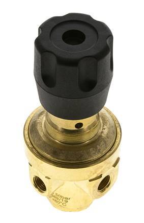 Pressure Regulator G1/4'' 490 l/min 1.0-15.0bar/14-218psi Brass