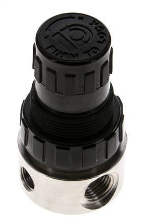 Regulador de presión G1/4'' 350l/min 0.2-3.0bar/3-44psi Acero inoxidable/POM Gases Líquidos