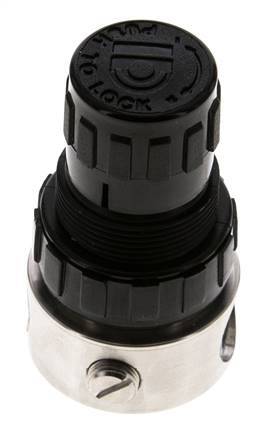 Regulador de presión G1/4'' 350l/min 0.2-3.0bar/3-44psi Acero inoxidable/POM Gases Líquidos