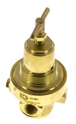 Regulador de presión G1/2'' 1500l/min 2.0-30.0bar/29-435psi Latón