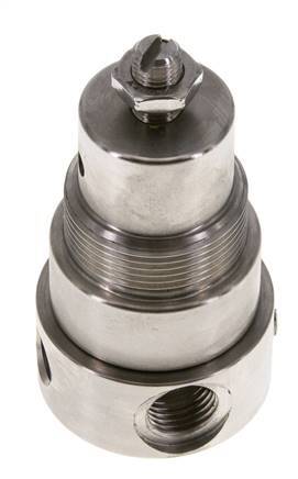 Regulador de presión G1/4'' 350l/min 0.5-8.0bar/7-116psi Acero inoxidable Gases Líquidos