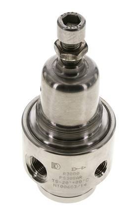 Pressure Regulator G3/8'' 700 l/min 0.1-1.5bar/1-22psi Stainless Steel Gases Liquids