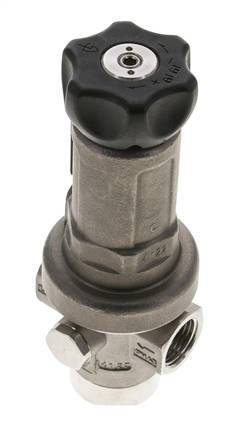 Regulador de presión de precisión G1/2'' 1900l/min 5.0-30.0bar/72-435psi Acero inoxidable