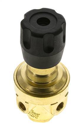 Pressure Regulator G1/4'' 490 l/min 0.5-8.0bar/7-116psi Brass CO2