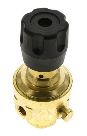 Pressure Regulator G1/4'' 490 l/min 0.5-8.0bar/7-116psi Brass CO2