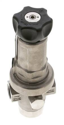 Regulador de presión de precisión G1/2'' 1900l/min 10.0-50.0bar/145-725psi Acero inoxidable