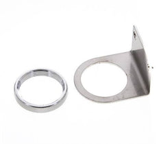 Soporte y tuerca para regulador de presión 1/4'' de acero inoxidable