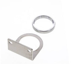 Soporte y tuerca para regulador de presión 1/4'' de acero inoxidable