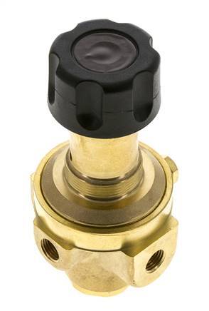 Pressure Regulator G1/4'' 490 l/min 0.5-8.0bar/7-116psi Brass Gases Liquids