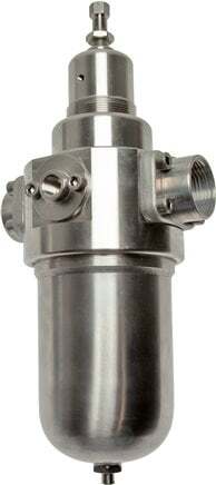 Filtro-regulador G1'' 6000l/min 0.5-8.0bar/7-116psi Manual Acero inoxidable