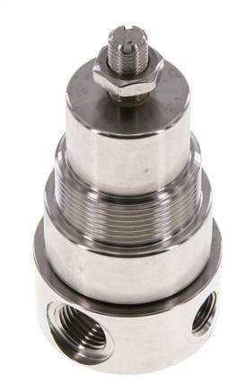 Pressure Regulator G1/4'' 350 l/min 0.1-1.5bar/1-22psi Stainless Steel Gases Liquids
