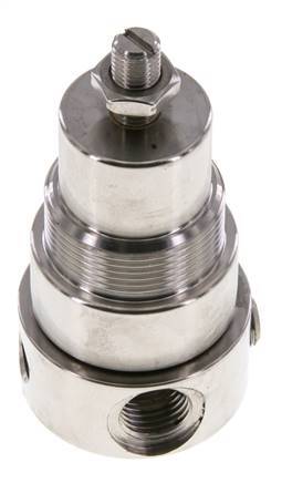 Pressure Regulator G1/4'' 350 l/min 0.1-1.5bar/1-22psi Stainless Steel Gases Liquids