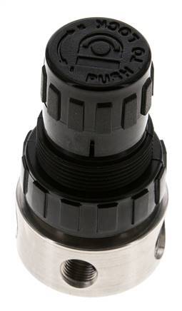 Regulador de presión G1/4'' 350l/min 0.1-1.5bar/1-22psi Acero inoxidable/POM