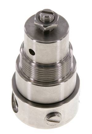Regulador de presión G1/4'' 350l/min 0.1-1.5bar/1-22psi Acero inoxidable