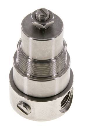 Regulador de presión G1/4'' 350l/min 0.1-1.5bar/1-22psi Acero inoxidable