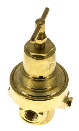 Regulador de presión G1/2'' 1500l/min 1.0-15.0bar/14-218psi Latón Gases Líquidos
